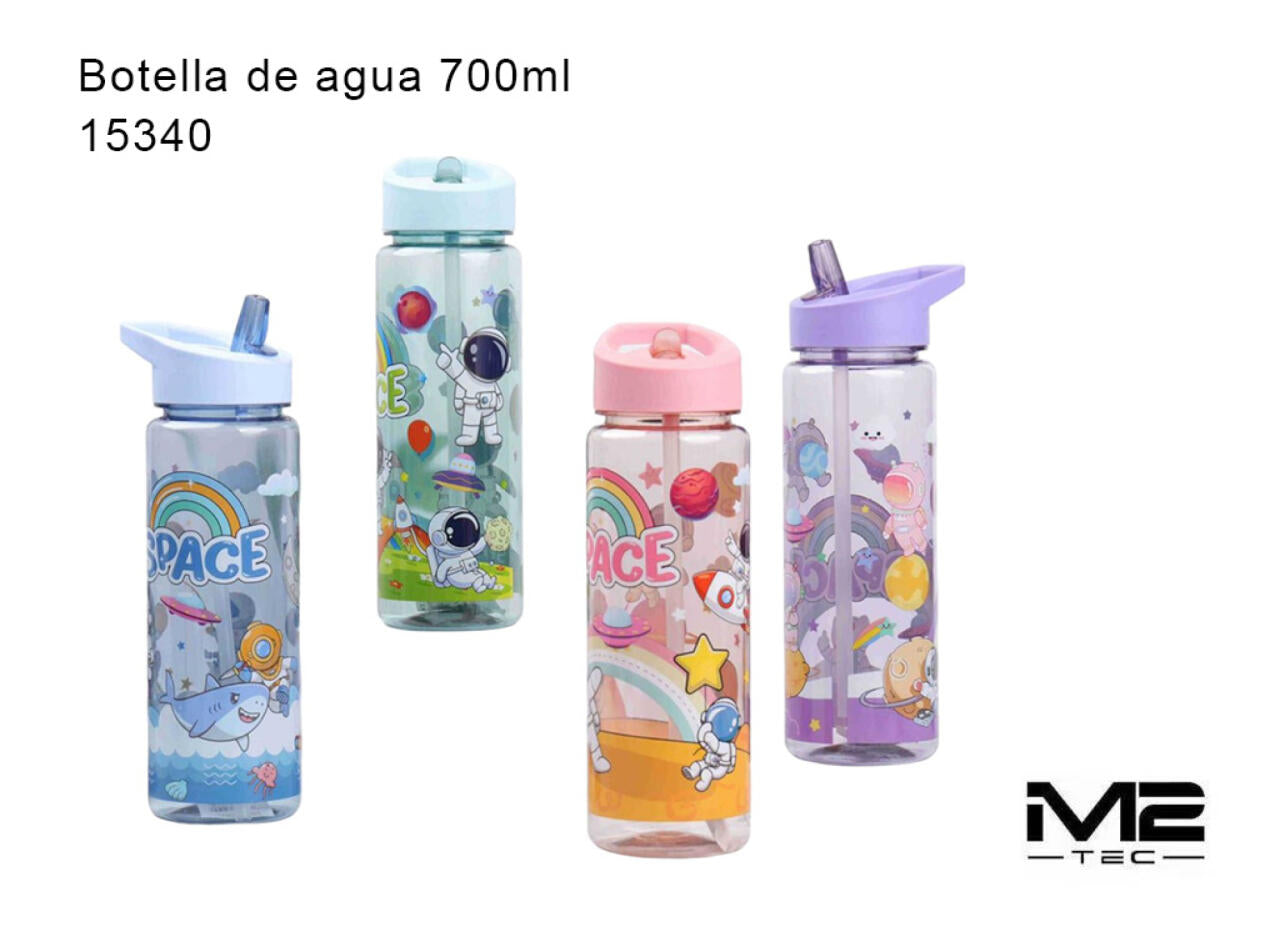 Botella de Agua 700 ml Reutilizable y Práctica
