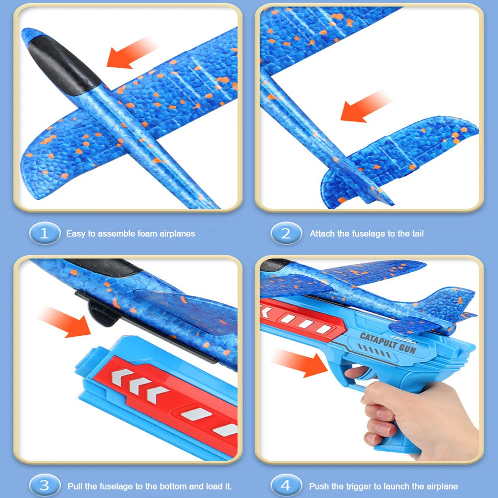 Catapult Airplane Foam Toy