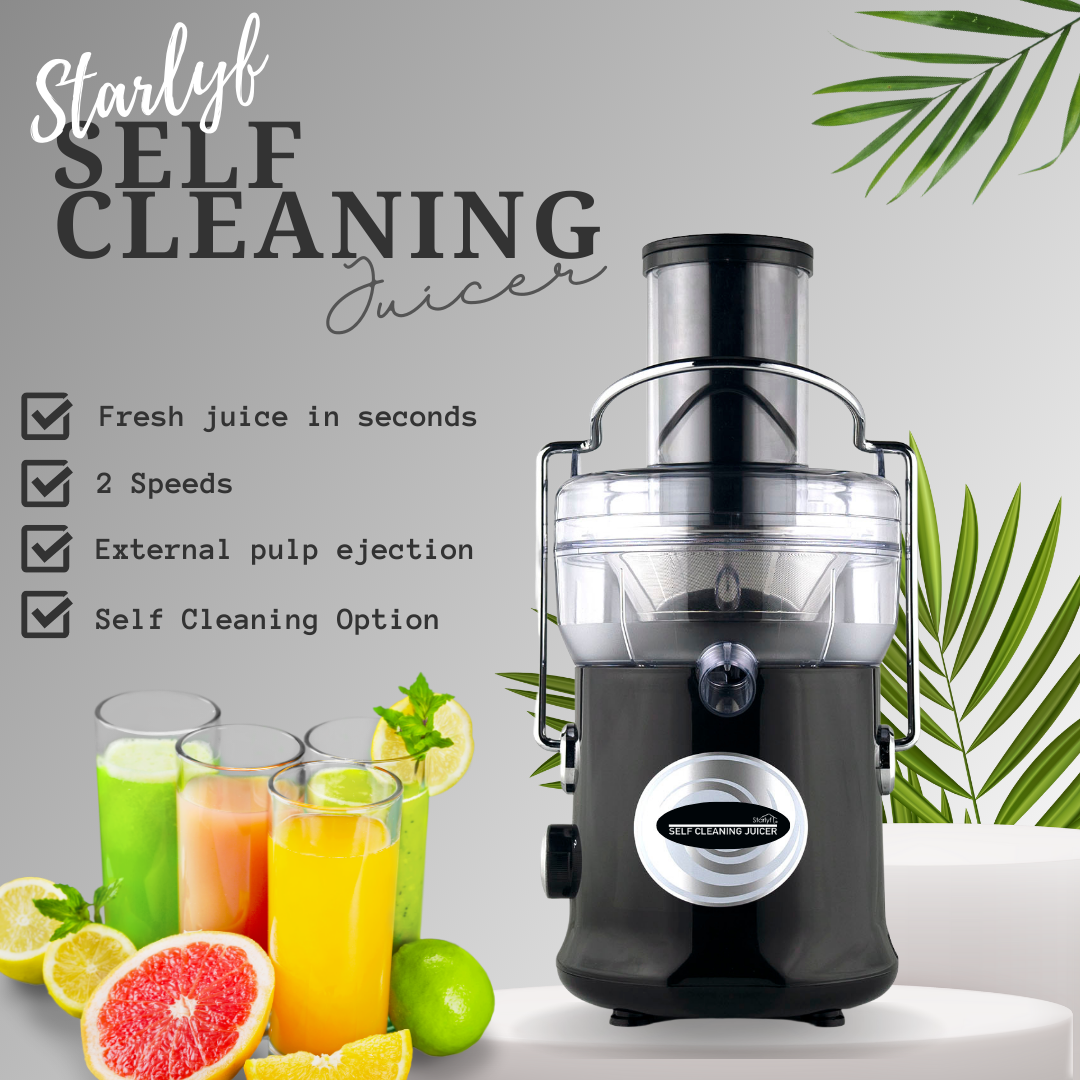 Self-Cleaning Juicer