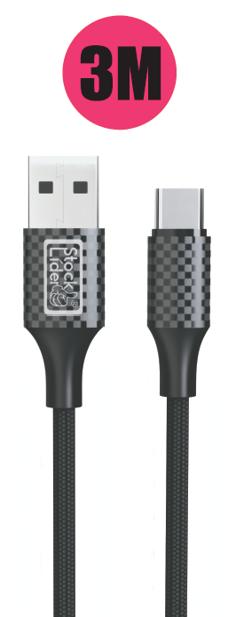 CABLE DE CARGA USB - TIPO C 3M